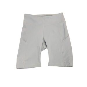 Outdoor Voices Light Gray Warmup Bike Shorts Size Small Activewear Athleisure‎